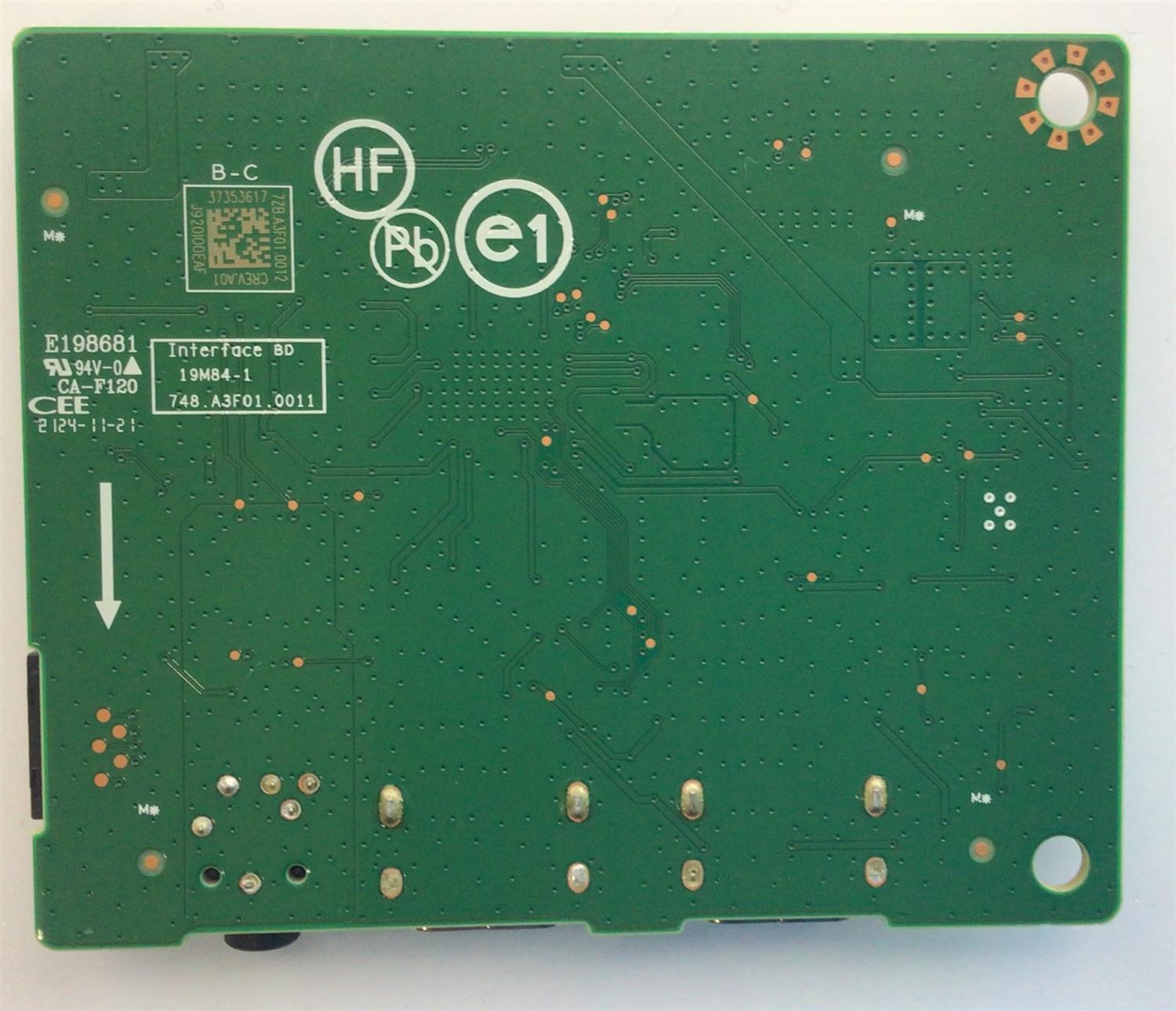 MAIN PARA MONITOR DELL / NUMERO DE PARTE 7ZB.A3F01.0012 / 748.A3F01.0011 / NUMERO DE PANEL LM238WF2 (SS)(M2) / MODELO S2421HT - Imagen 3